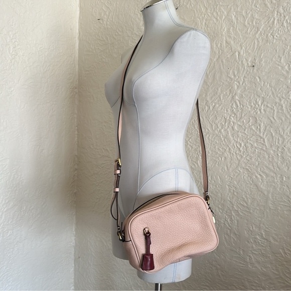 J. Crew Signet Bag Pale Pink Leather Crossbody Purse NWT - Picture 3 of 10
